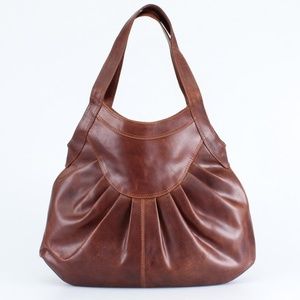 Brown Leather Tote Bag
